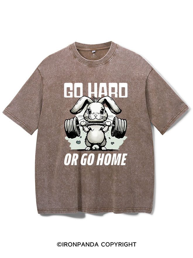 GO HARD OR GO HOME VINTAGE GYM SHIRT