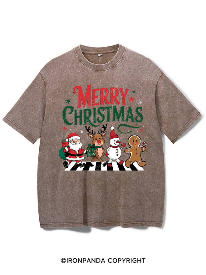 MERRY CHRISTMAS VINTAGE GYM SHIRT