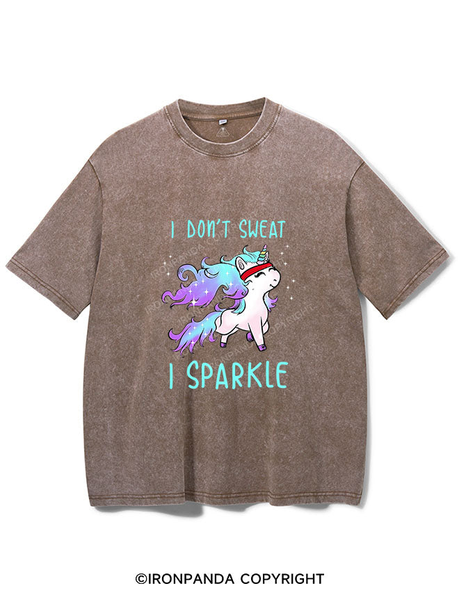 I DON'T SWEAT I SPARKLE Vintage Gym Shirt