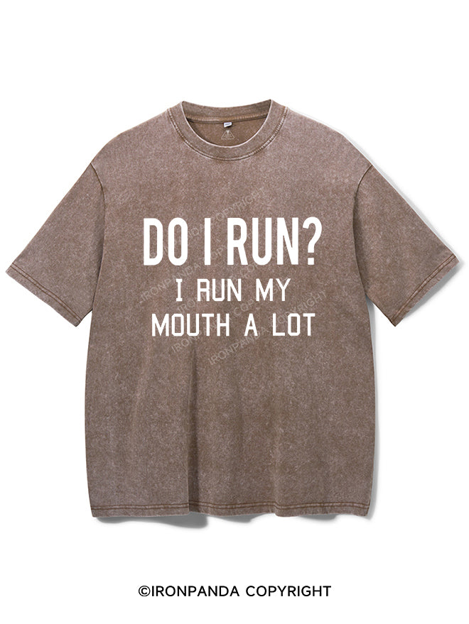 I RUN MY MOUTH Vintage Gym Shirt