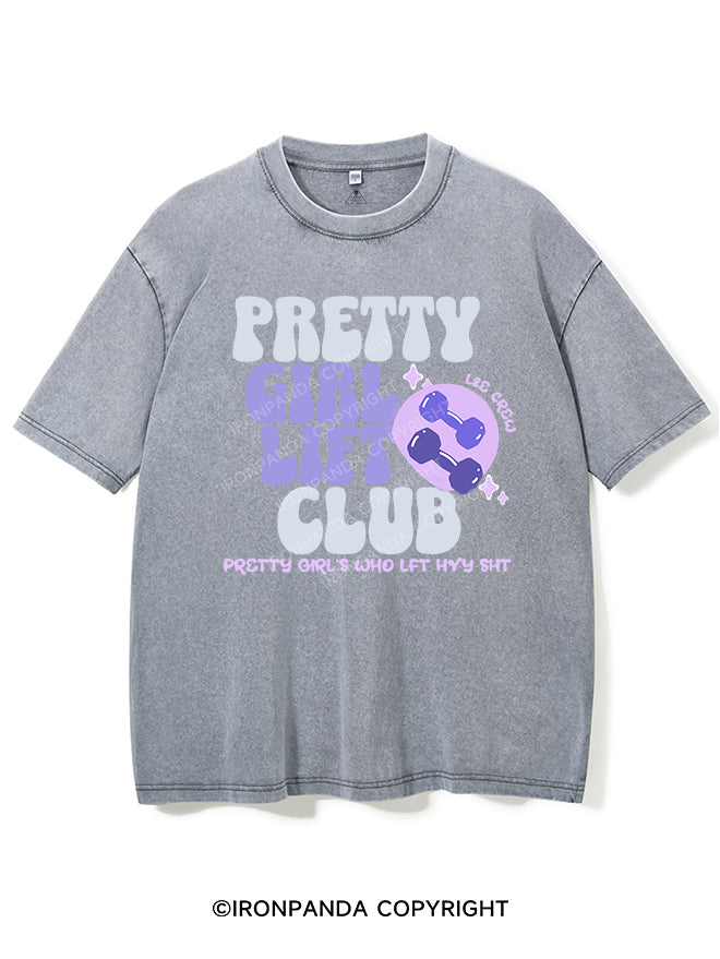 Pretty Girl Club LFT HVY SHT Vintage Gym Shirt