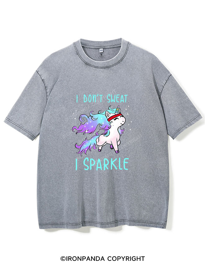 I DON'T SWEAT I SPARKLE Vintage Gym Shirt