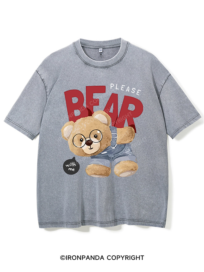 PLEASE BEAR WITH ME VINTAGE GYM SHIRT