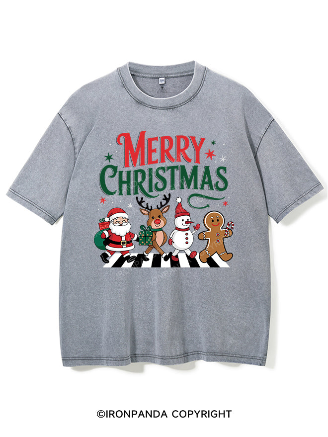 MERRY CHRISTMAS VINTAGE GYM SHIRT