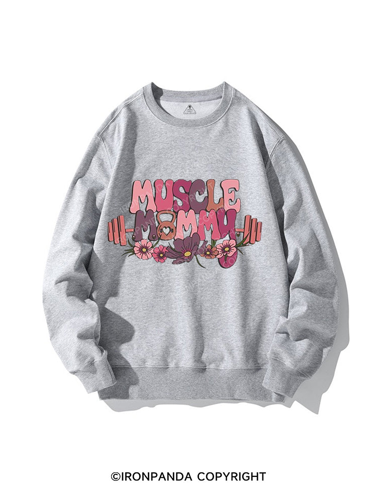 Muscle Mommy Oversized Crewneck Sweatshirt