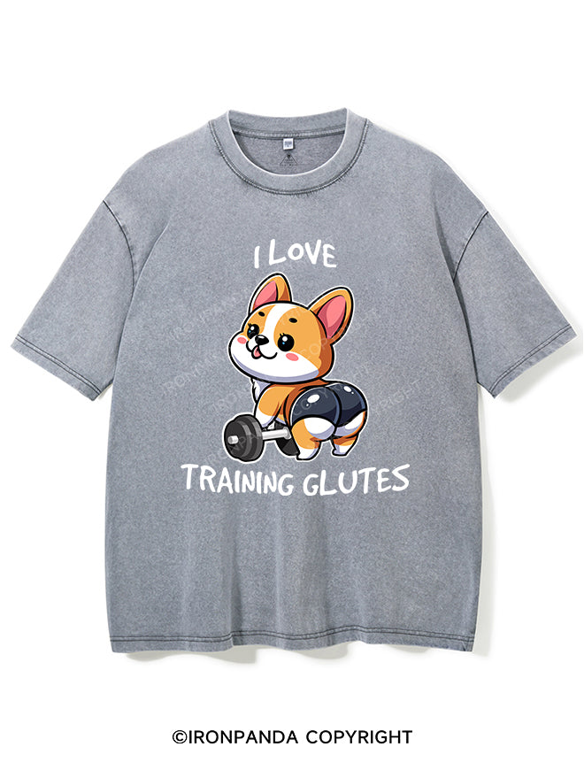 I love training Glutes Vintage Gym Shirt