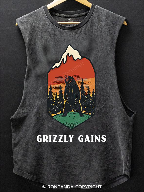 Grizzly gains SCOOP BOTTOM COTTON TANK