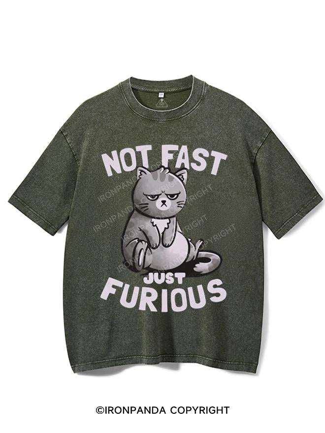 NOT FAST JUST FURIOUS VINTAGE GYM SHIRT