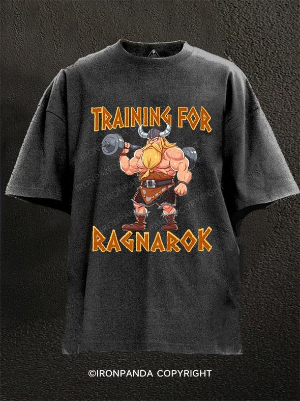 Training For Ragnarok Washed Gym Shirt