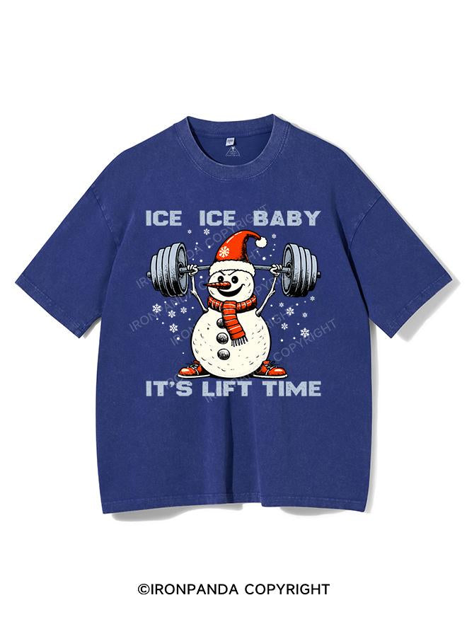 ICE ICE BABY IT'S LIFT TIME VINTAGE GYM SHIRT