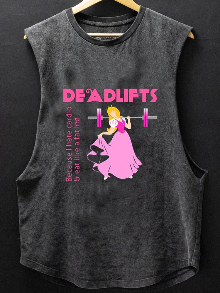 I'd rather deadlift SCOOP BOTTOM COTTON TANK