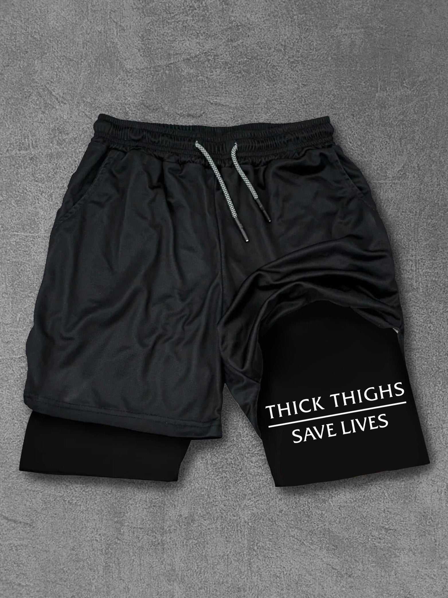 thick thighs save lives Performance Training Shorts
