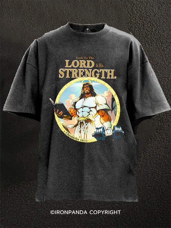 Iron Gods Buff Jesus Washed Gym Shirt