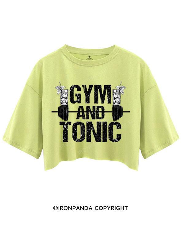 GYM AND TONIC CROP TOPS