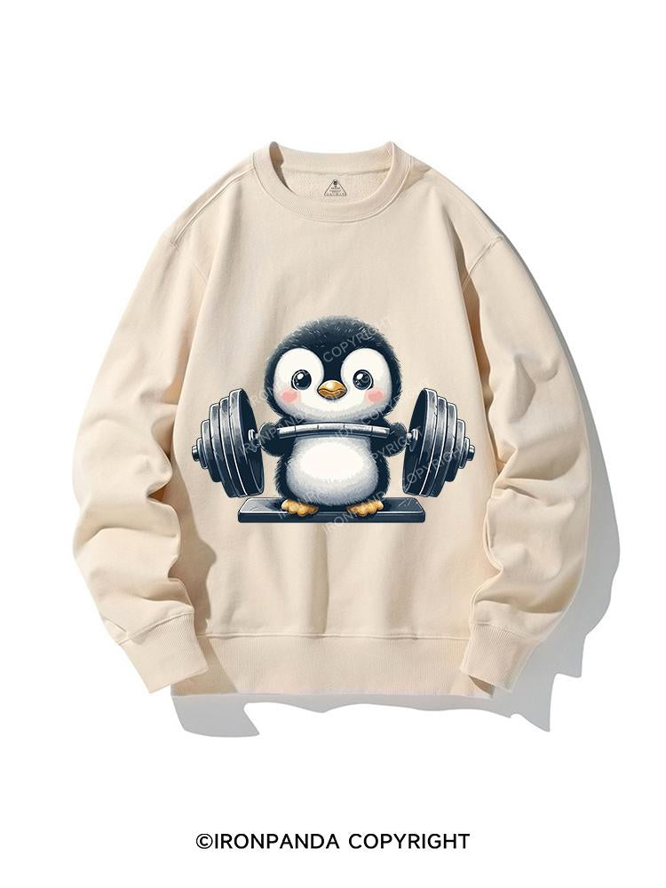 PENGUIN WEIGHTLIFTING CREWNECK Sweatshirt