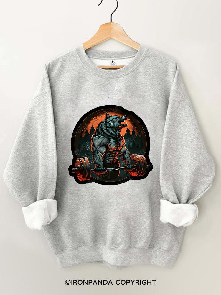 wolf gym Gym Sweatshirt