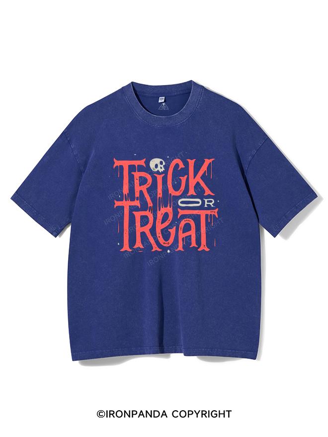 TRICK OR TREAT VINTAGE GYM SHIRT