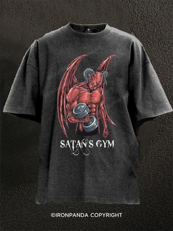 Satans Gym Washed Gym Shirt