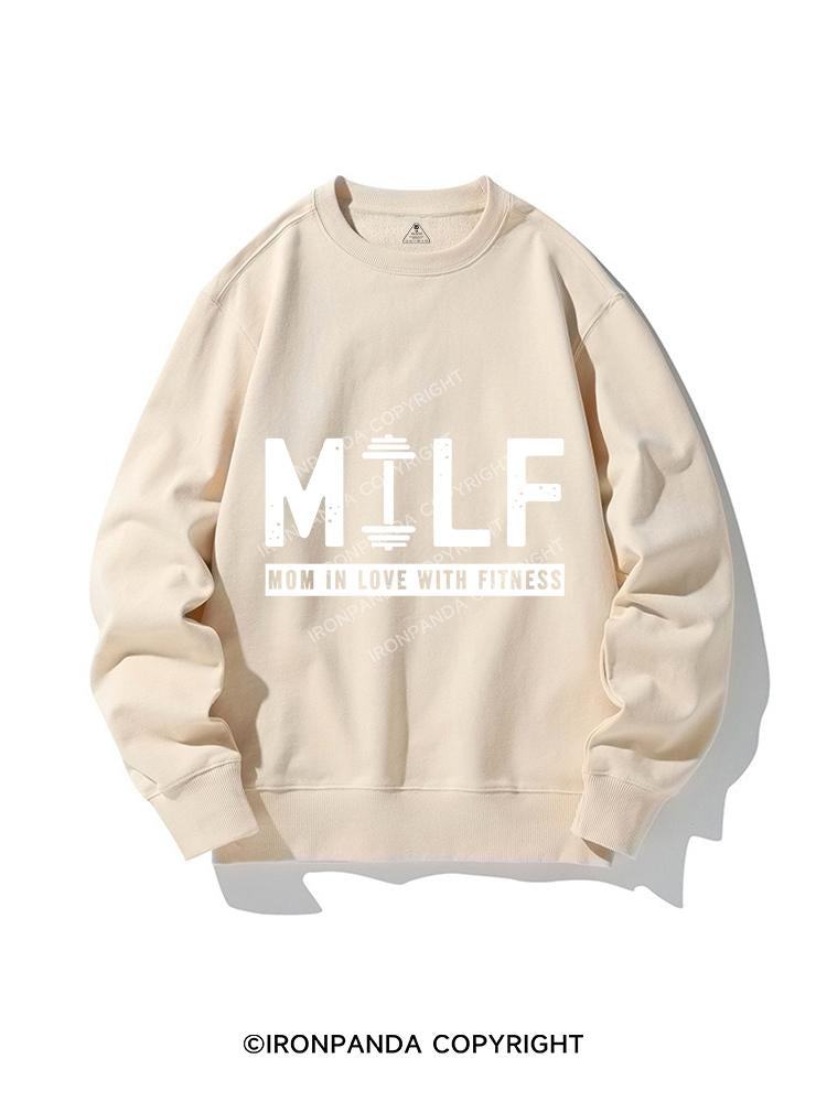 MILF MOM IN LOVE WITH FITNESS CREWNECK Sweatshirt