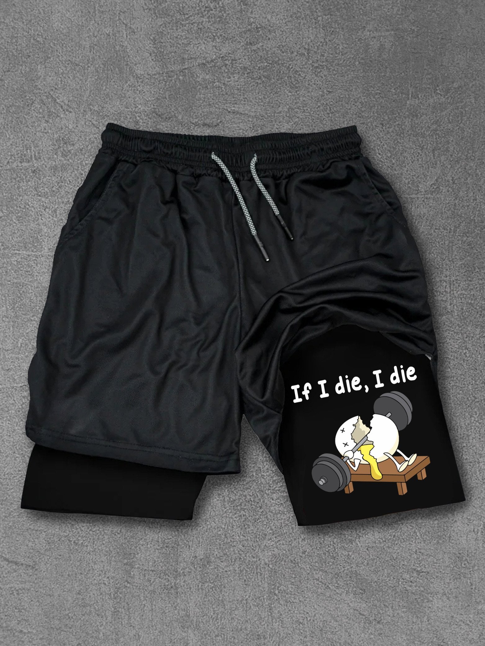 smashed egg Performance Training Shorts