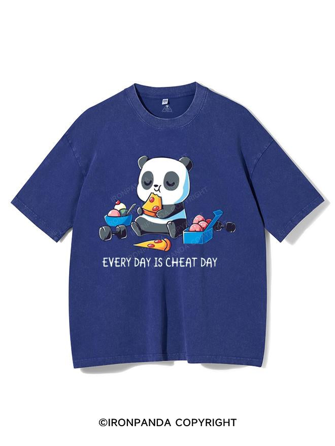 EVERY DAY IS CHEAT DAY VINTAGE GYM SHIRT