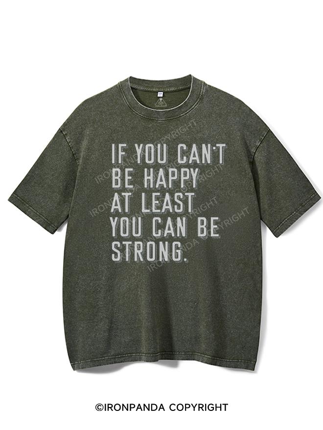 HAPPINESS in STRENGTH Washed Gym Shirt