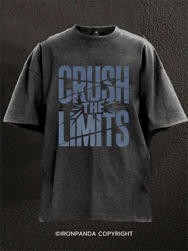 Crush the Limits Washed Gym Shirt