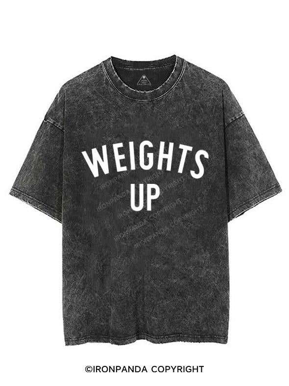 WEIGHTS UP VINTAGE GYM SHIRT