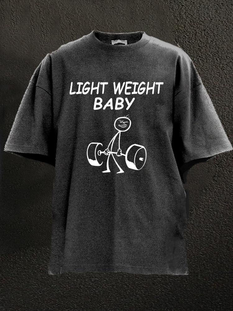 Light Weight Baby Washed Gym Shirt