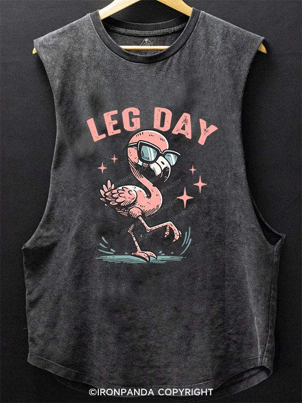 LEG DAY SCOOP BOTTOM COTTON TANK