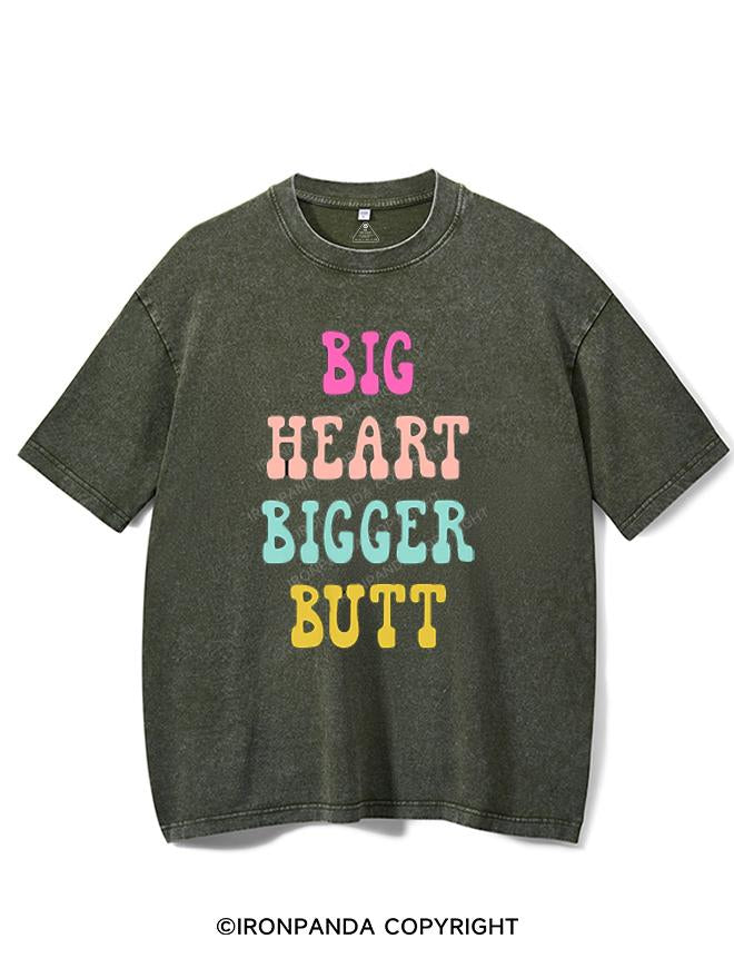 BIG HEART BIGGER BUTT VINTAGE GYM SHIRT