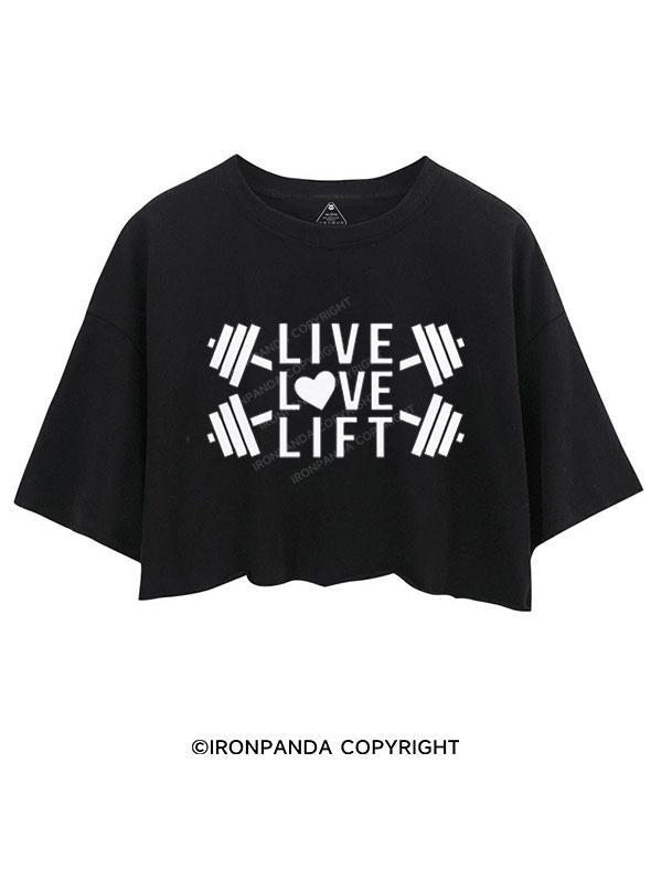 LIVE LOVE LIFT   CROP TOPS