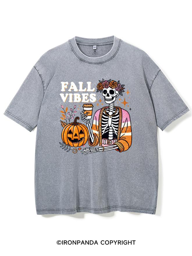 FALL VIBES VINTAGE GYM SHIRT