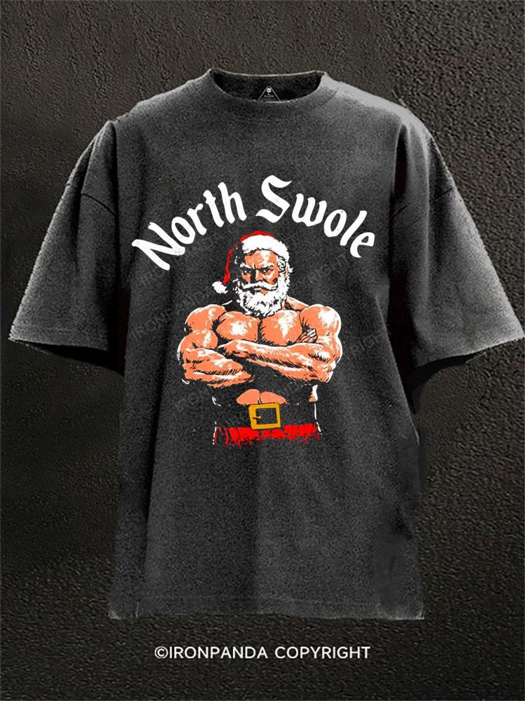 north swole Washed Gym Shirt