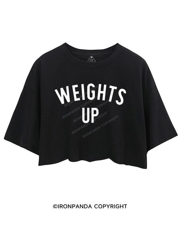 WEIGHTS UP CROP TOPS