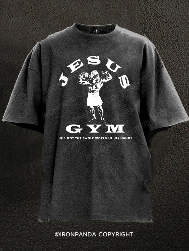 Jesus Gym Washed Gym Shirt