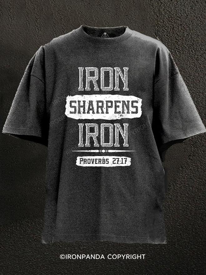 Iron Sharpens Iron Washed Gym Shirt