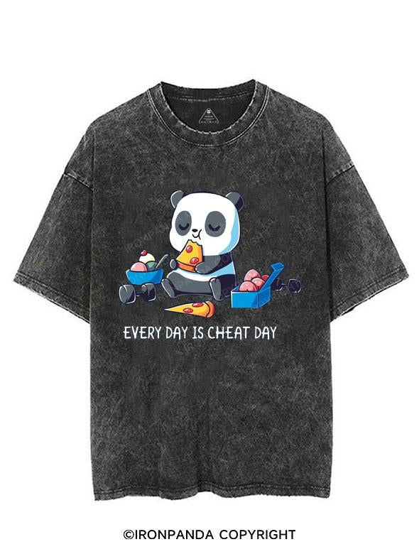 EVERY DAY IS CHEAT DAY VINTAGE GYM SHIRT