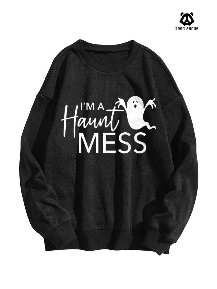 I'm a Haunt Mess Oversized Crewneck Sweatshirt