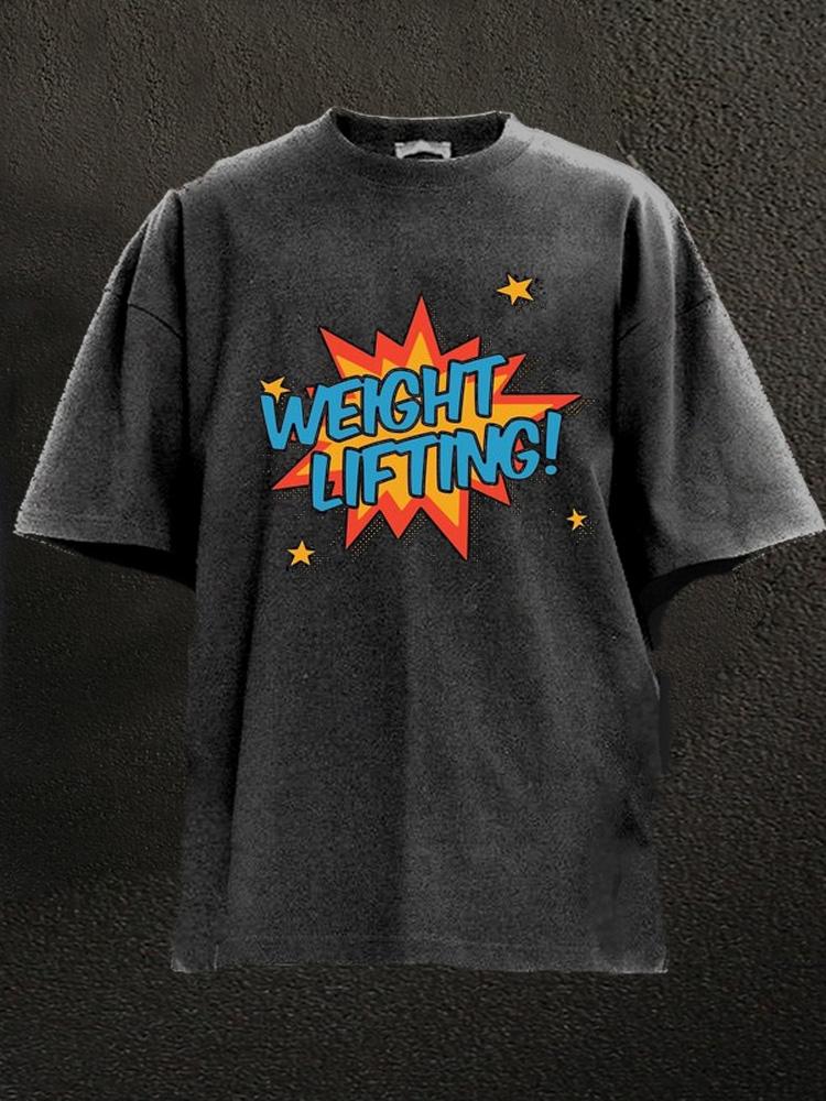 Weight Lifting Washed Gym Shirt