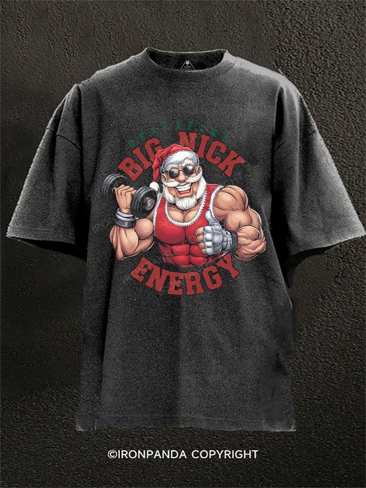 Big Nick Energy Washed Gym Shirt