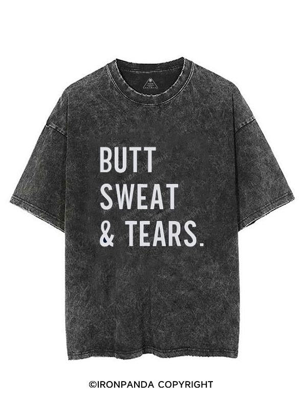 BUTT SWEAT TEARS  VINTAGE GYM SHIRT