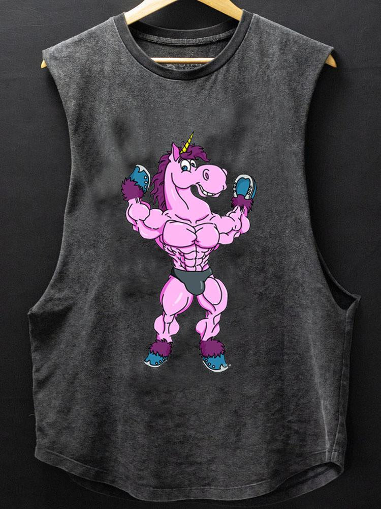 Buff Unicorn Magnet SCOOP BOTTOM COTTON TANK