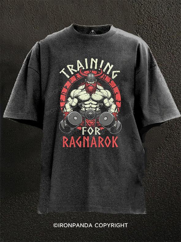 TRAINING FOR RAGNAROK Washed Gym Shirt