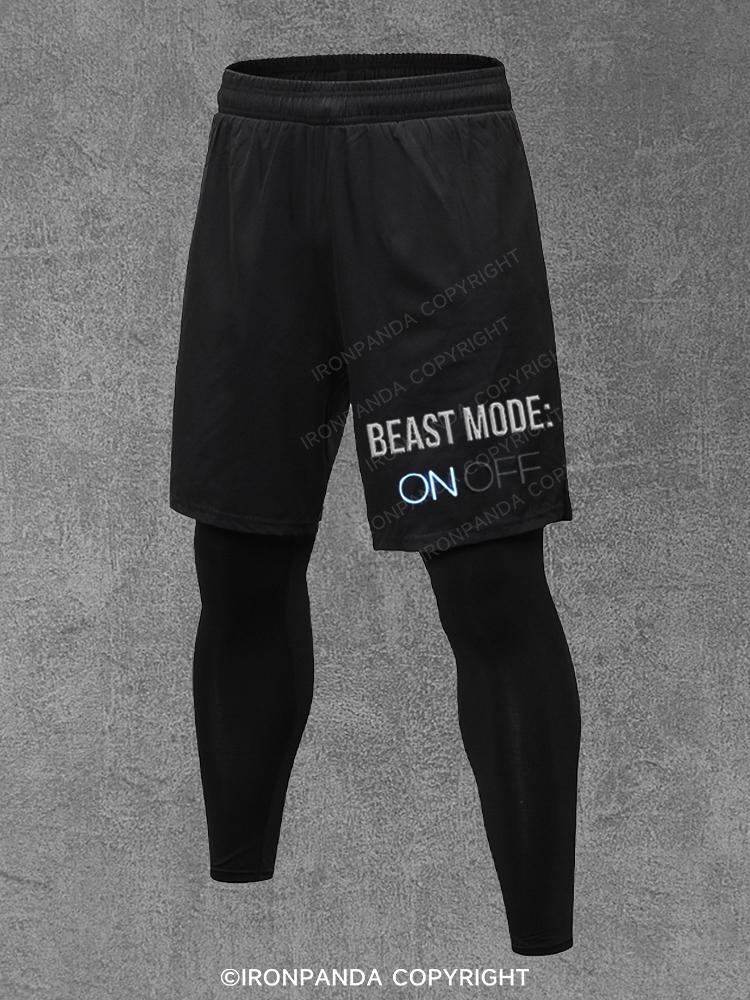 Beast Mode:On Off Performance Training Pants