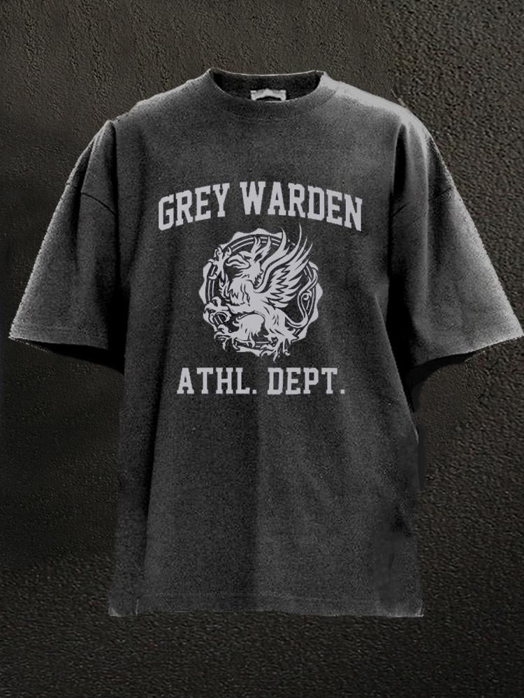 Grey Warden Washed Gym Shirt