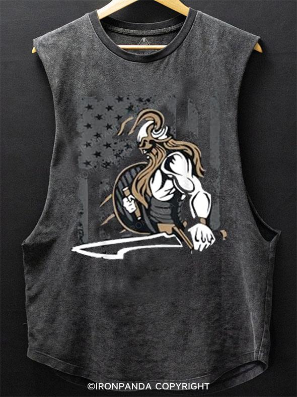 American Viking bodybuilding SCOOP BOTTOM COTTON TANK