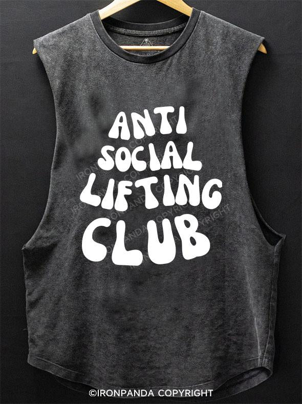 ANTI SOCIAL LIFTING CLUB SCOOP BOTTOM COTTON TANK