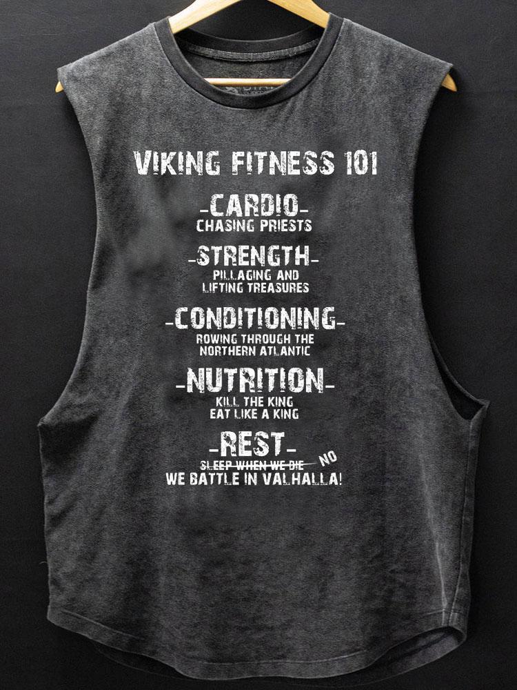 vikings fitness 101 SCOOP BOTTOM COTTON TANK