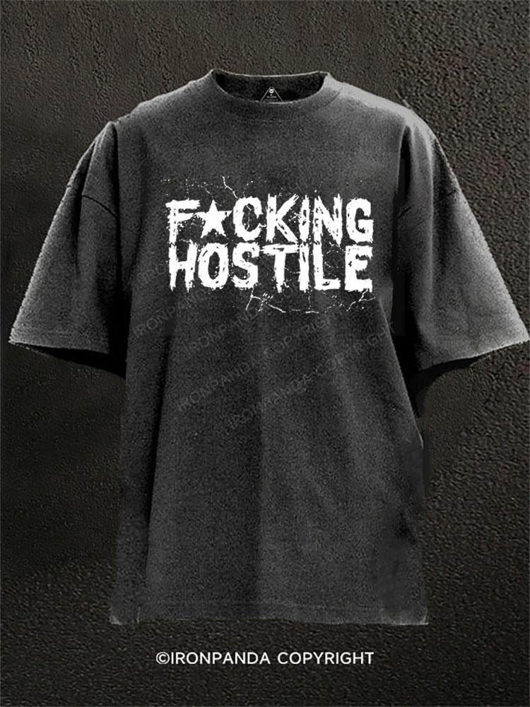 F*cking Hostile Washed Gym Shirt